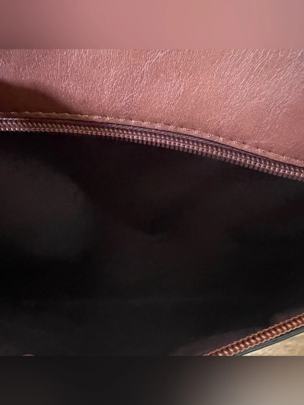 Lovevook Laptop Tote Bag Brown Vegan Leather Work Crossbody/Satchel.
